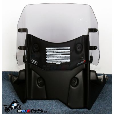 Nastavitelné plexi Puig 38-53cm BMW F800GS Adventure, lehce kouřové