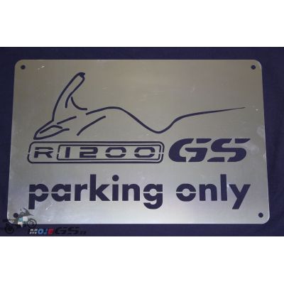 Nerezová tabulka R1200GS Parking Only