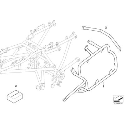 Nosič ALU kufrů R1200GS/A 2004-2012