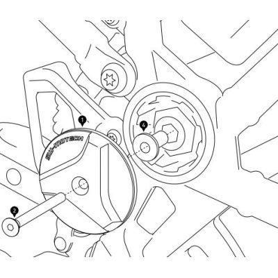 Krytky SW-Motech do rámu pro R1250GS/A, R1200GS/A LC 2013-2018