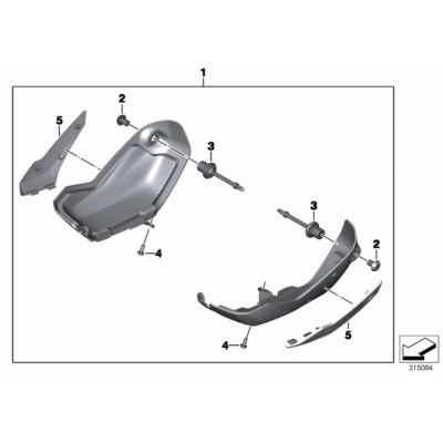 Ochranné kryty víka ventilů R1200GS/A LC 2013-2018