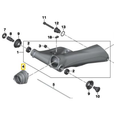 Přední manžeta kardanu R1250GS/A, R1200GS/A LC 2013-2018