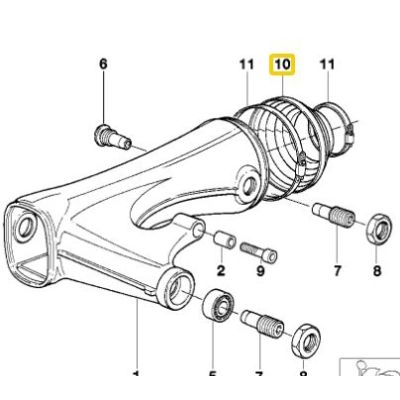Zadní manžeta kardanu R1150GS/A, R1100GS