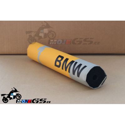 Kryt hrazdy řidítek BMW R1200GS/Adventure 2004-2013, R1150GS, žluto-šedý