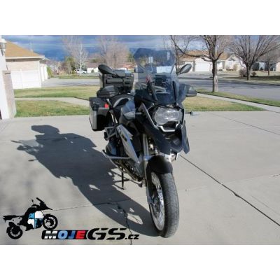 Plexi cestovní vysoké 51cm Puig pro BMW R1250GS/A, R1200GS/A LC 2013-2018, lehce kouřové