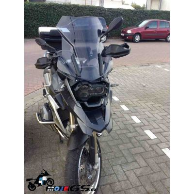 Plexi cestovní vysoké 51cm Puig pro BMW R1250GS/A, R1200GS/A LC 2013-2018, lehce kouřové