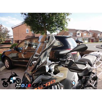 Plexi Puig cestovní vysoké 51cm s deflektorem pro BMW R1250GS/A, R1200GS/A LC 2013-2018, kouřové