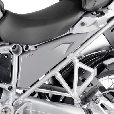 Sada postranních krytů Puig pro R1250GS Adventure, R1200GS Adventure LC 2014-2018, stříbrné
