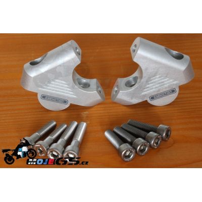 Zvýšení řidítek GSemotion, 38mm nahoru, 27mm dozadu pro R1250GS/A, R1200GS/A LC 2013-2018