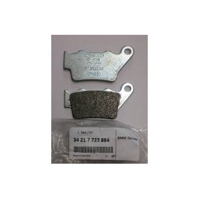 Originální brzdové destičky BREMBO zadní pro BMW F850GS/A, F800GS/A, F750GS, F700GS, F650GS 2008-2012, G650GS