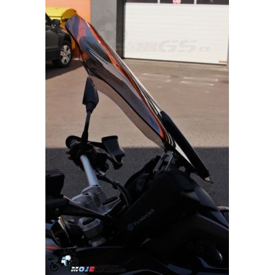 Plexi WRS 48cm pro BMW R1250GS/A, R1200GS/A LC 2013-2018, lehce kouřové