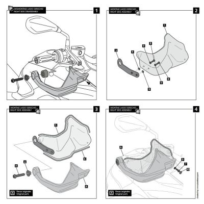 Rozšíření blástrů Puig pro BMW R1250GS/A, R1200GS/A LC 2013-2018, F850GS/A, F800GSA, F750GS, lehce kouřové