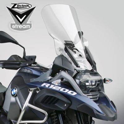 Plexi Ztechnik čiré cestovní EXTRA vysoké 56cm pro BMW R1250GS/A, R1200GS/A LC 2013-2018
