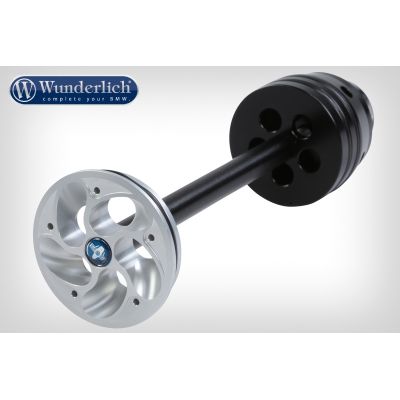 Víčko do kardanu s padacím protektorem Wunderlich pro R1250GS/A, R1200GS/A LC 2013-2018, stříbrné