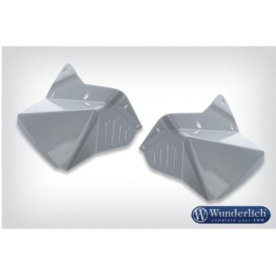 Chrániče řidičových bot proti vodě Wunderlich pro R1250GS/A, R1200GS/A LC 2013-2018, stříbrné