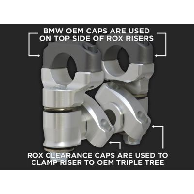 Odpružené antivibrační zvýšení řidítek o 50mm pro R1200GS/A LC 2013+