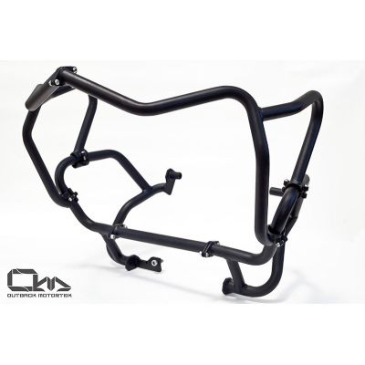 Velký padací rám Outback Motortek pro BMW F800GS, černý