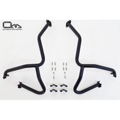 Velký padací rám Outback Motortek pro BMW F800GS, černý