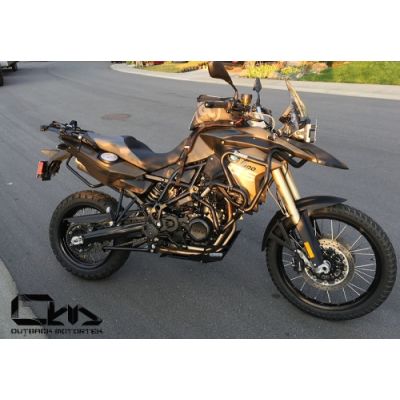 Velký padací rám Outback Motortek pro BMW F800GS, černý