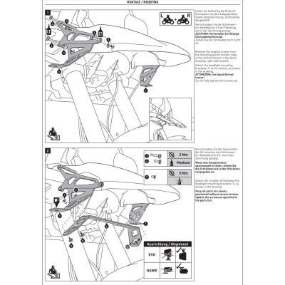 Držák přídavných světel pro BMW F800GS 2013-2018