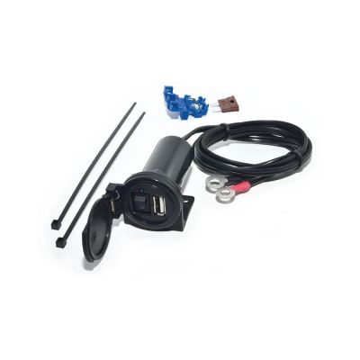 Zásuvka 1xUSB s vypínačem,, vodotěsná