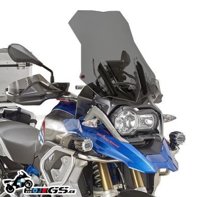 Cestovní plexi Givi/Kappa 43,5cm pro BMW R1250GS/A, R1200GS/A LC 2013-2018, kouřové