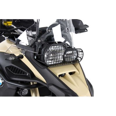 Ocelový kryt předního světla Hepco Becker pro BMW F800GS Adventure