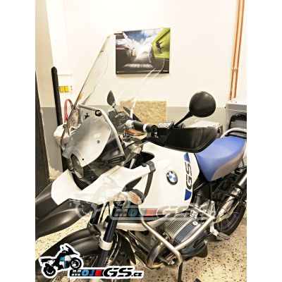 Vysoké plexi ZTechnik V-Stream 58cm s výztuhou pro R1150GS Adventure, čiré