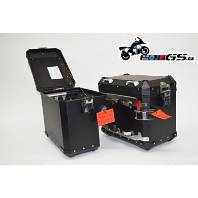 Černé originální hliníkové boční kufry pro R1250GS/A, R1200GS/A LC 2013-2018