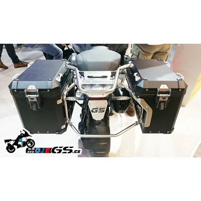 Černé originální hliníkové boční kufry pro R1250GS/A, R1200GS/A LC 2013-2018