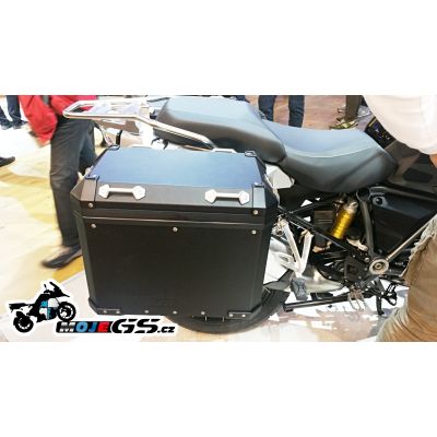 Černé originální hliníkové boční kufry pro R1250GS/A, R1200GS/A LC 2013-2018