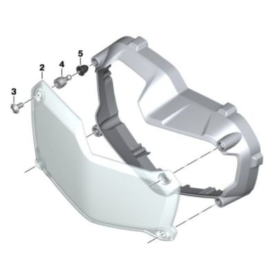 Kryt předního světla pro BMW F850GS, F750GS