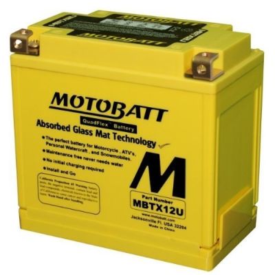 Baterie Motobatt MBTX12U 12V 14Ah pro BMW R1200GS/A LC 2013+, R1200GS/A 2004-2012, F800GS/A, F700GS, F650GS 2008+