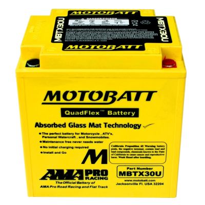 Baterie Motobatt MBTX30U 12V 32Ah pro BMW R100GS, R80GS, R65GS
