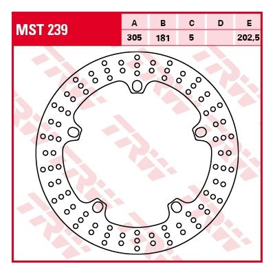 Přední brzdový kotouč TRW Lucas pro BMW R1150GS/A, R1100GS, R850GS
