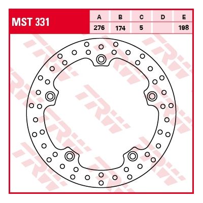 Zadní brzdový kotouč TRW Lucas pro BMW R1150GS/A, R1100GS, R850GS