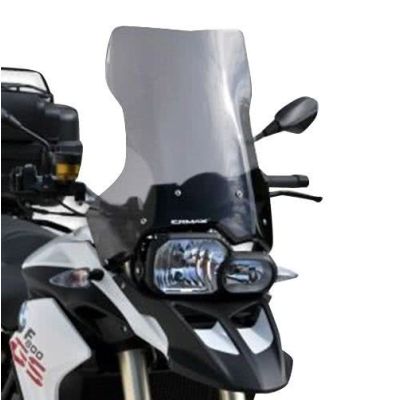 Cestovní plexi Ermax 45cm pro BMW F800GS, F650GS 2008+, lehce kouřové