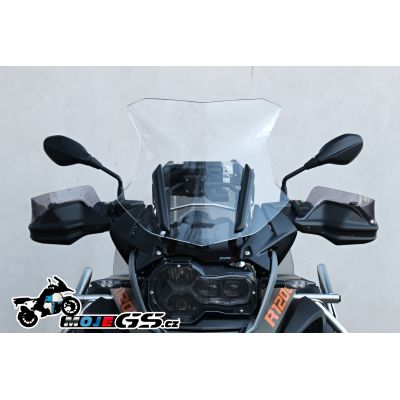 Sportovní plexi WRS 43cm pro BMW R1250GS/A, R1200GS/A LC 2013-2018, čiré