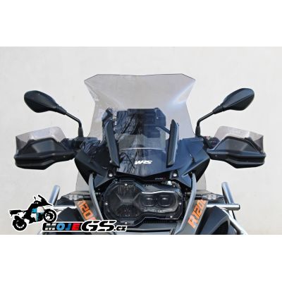 Sportovní plexi WRS 43cm pro BMW R1250GS/A, R1200GS/A LC 2013-2018, lehce kouřové