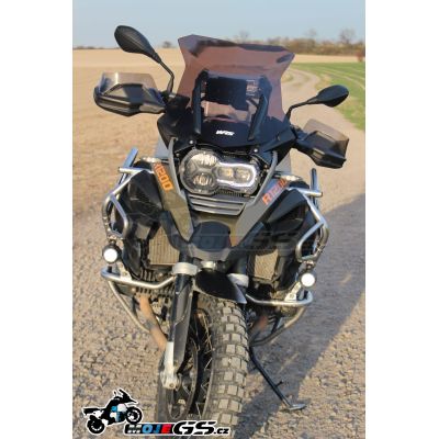 Sportovní plexi WRS 43cm pro BMW R1250GS/A, R1200GS/A LC 2013-2018, tmavě kouřové