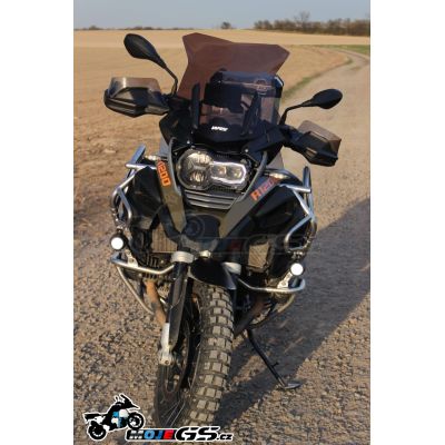 Sportovní plexi WRS 43cm pro BMW R1250GS/A, R1200GS/A LC 2013-2018, tmavě kouřové