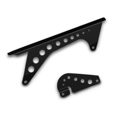 Nerezový kryt řetězu Ibex pro BMW F650GS/Dakar 2000-2007, černý