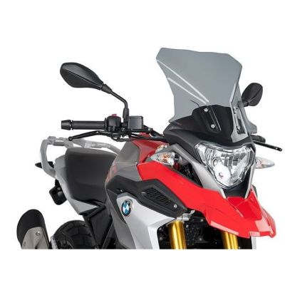 Cestovní plexi Puig 43cm pro BMW G310GS, lehce kouřové