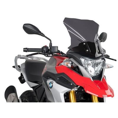 Cestovní plexi Puig 43cm pro BMW G310GS, tmavě kouřové