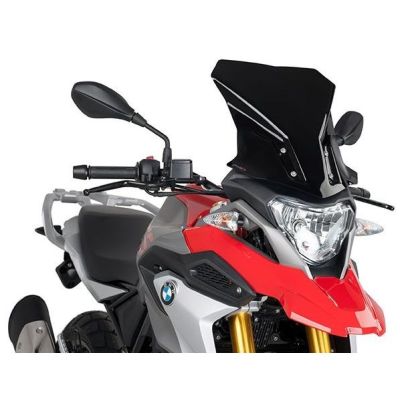 Cestovní plexi Puig 43cm pro BMW G310GS, černé