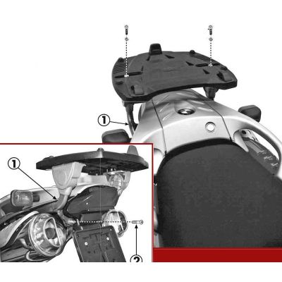 Plotna pod topcase Kappa/Givi pro BMW F650GS/Dakar 2000-2003
