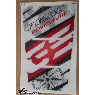 Tankpad na nádrž pro R1200GS Adventure LC 2014+, červený
