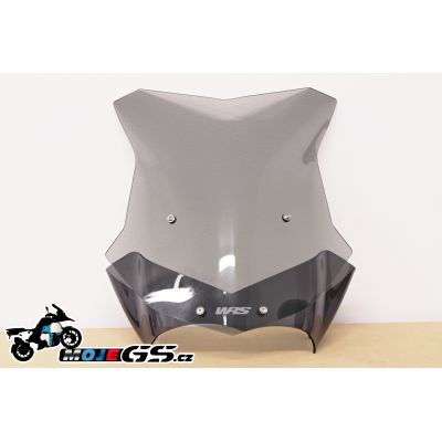 Sportovní plexi WRS 43cm pro BMW R1200GS/A 2004-2012, kouřové