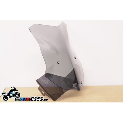 Sportovní plexi WRS 43cm pro BMW R1200GS/A 2004-2012, kouřové
