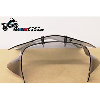 Sportovní plexi WRS 43cm pro BMW R1200GS/A 2004-2012, kouřové